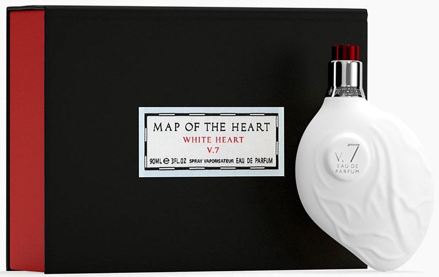 Map Of The Heart White Heart V 7